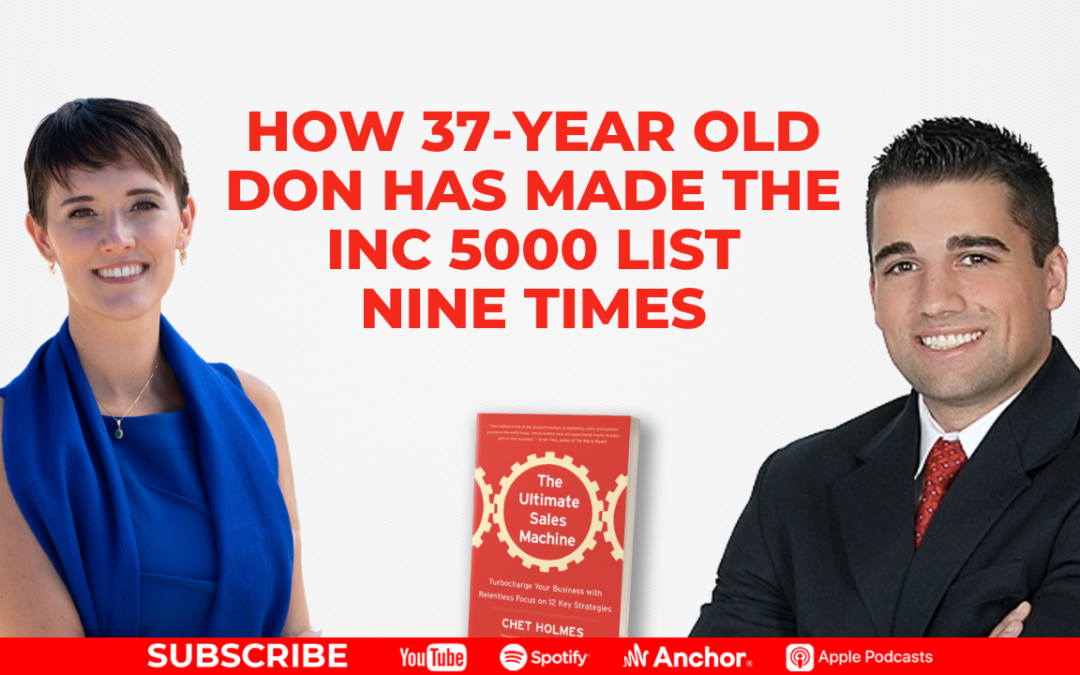 How a 37-year old Hit the Inc 5000 List NINE Times