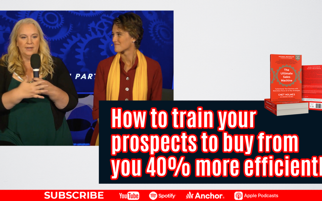 How to Train Your Prospects to Buy From You 40% More Efficiently