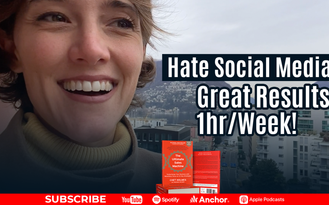 If You Hate Social Media, Here’s the Most Effective Way to Get Results in One Hour a Week